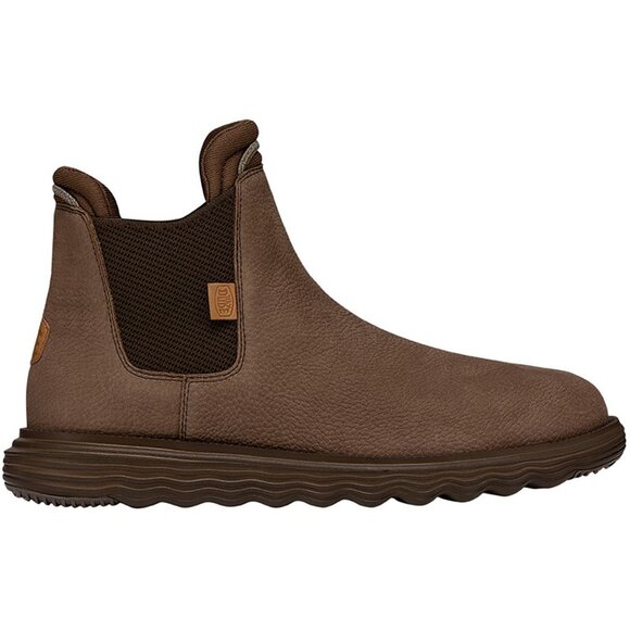 USED Hey Dude Men Branson Craft Leather Boot Brown 9 M - Picture 1 of 3